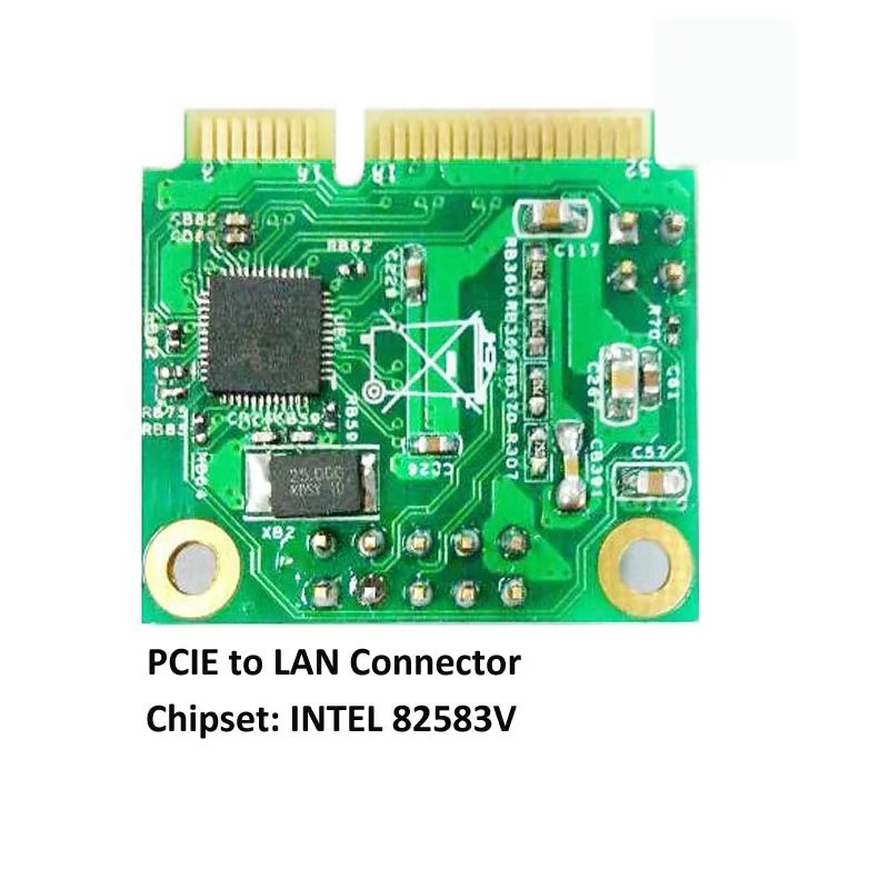 Стандартная плата адаптера Mini PCIE к разъему LAN с кабелями | Компьютеры и офис
