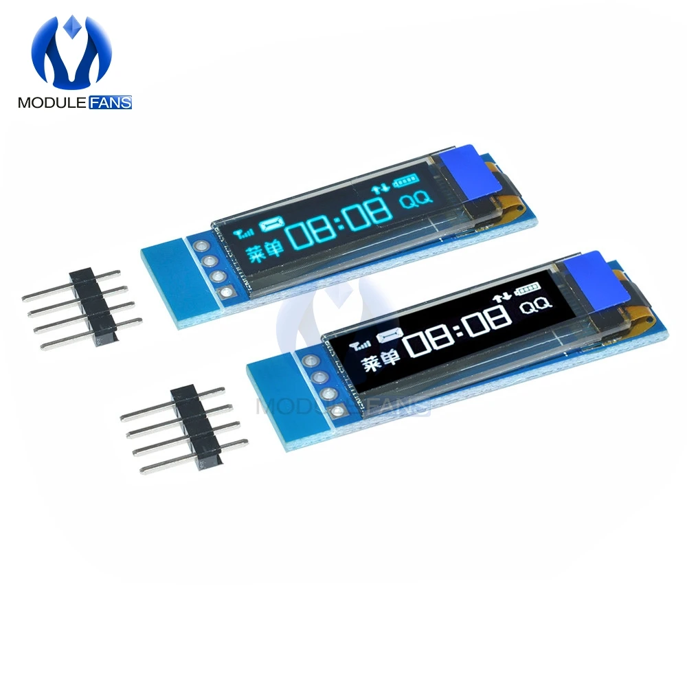 5 шт. SSD1306 синий/белый OLED ЖК-дисплей 0,91 дюймов 128x32 IIC igc серийный DIY драйвер модуля IC 0,9" 12832 для Arduino PIC