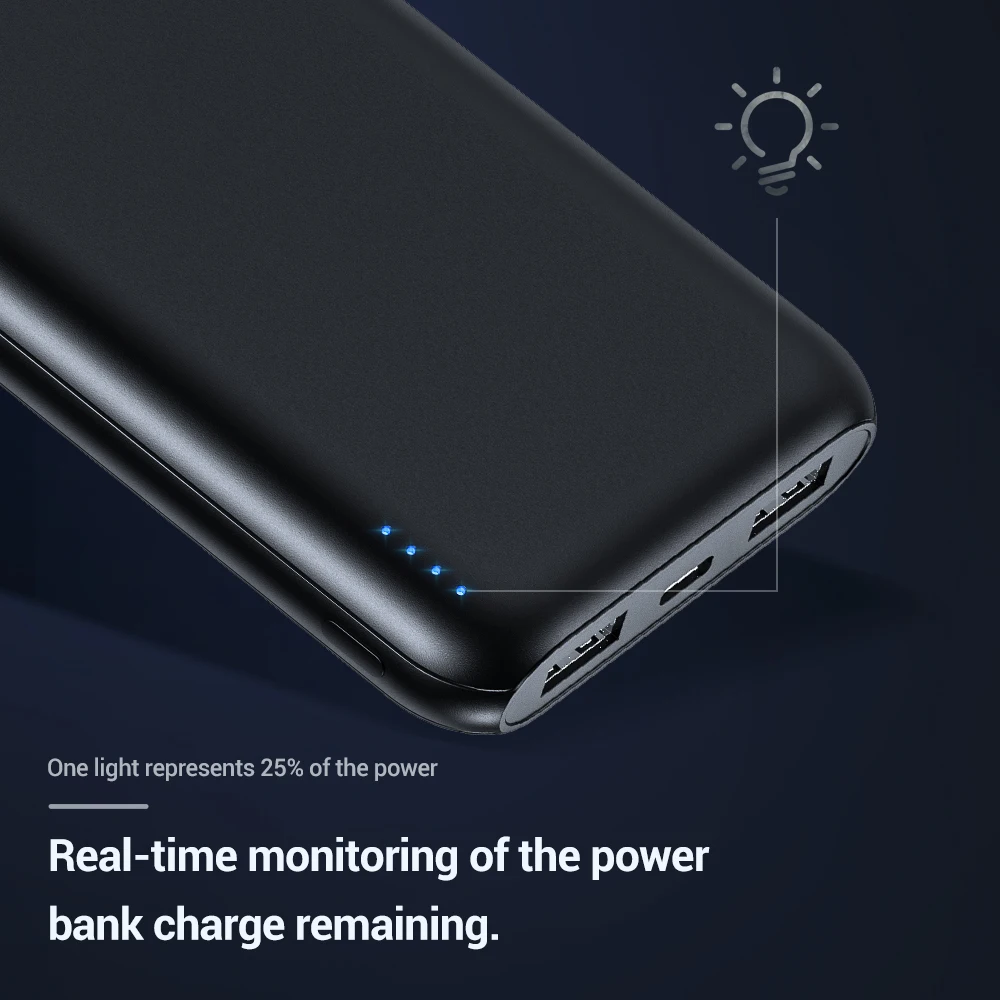 TOPK power Bank 10000 мАч Быстрая зарядка 3 0 usb type C PD внешний аккумулятор портативное