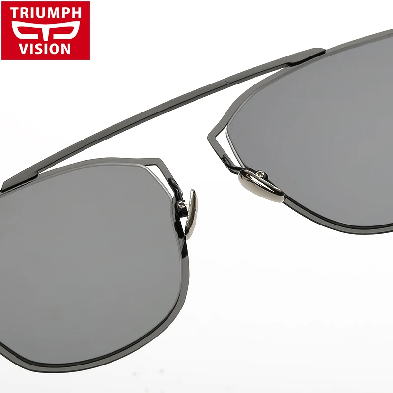 Очки солнцезащитные TRIUMPH VISION женские брендовые дизайнерские модные зеркальные