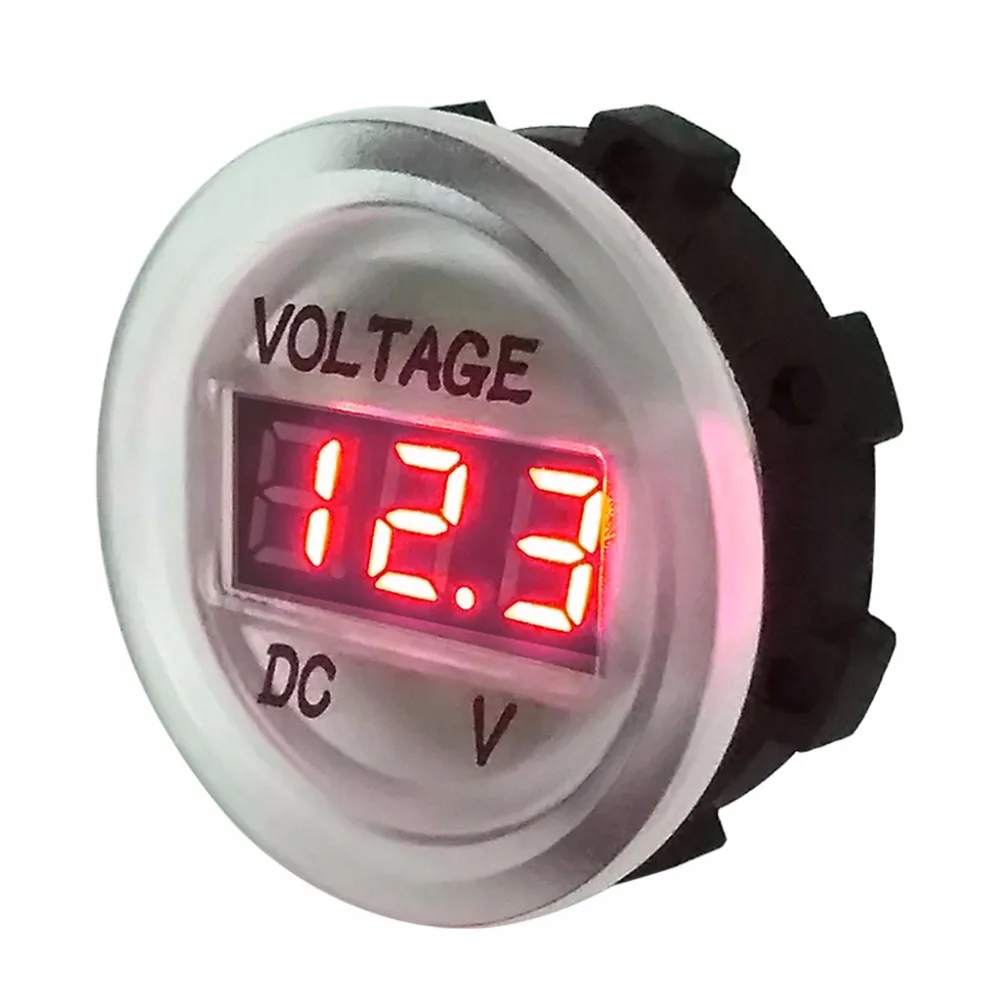 Car Motorcycle DC 5V-48V LED Panel Digital Voltage Meter Display Voltmeter Type4 Tester Tools | Инструменты