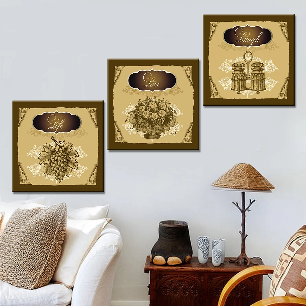 Прямая поставка плакаты и принты без рамки с изображением фруктов винограда