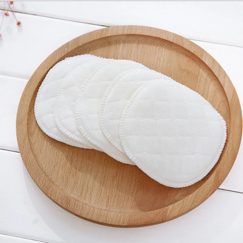 

6Pcs Reusable Breast Pads Nursing Organic White Washable Pads Anti-overflow Maternity Nursing Pad Baby Breastfeeding Accessory
