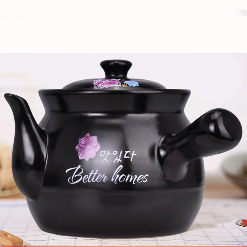 Кастрюля керамическая с боковой ручкой 2 5 л 3 л|ceramic casserole|casserole potceramic soup pots |