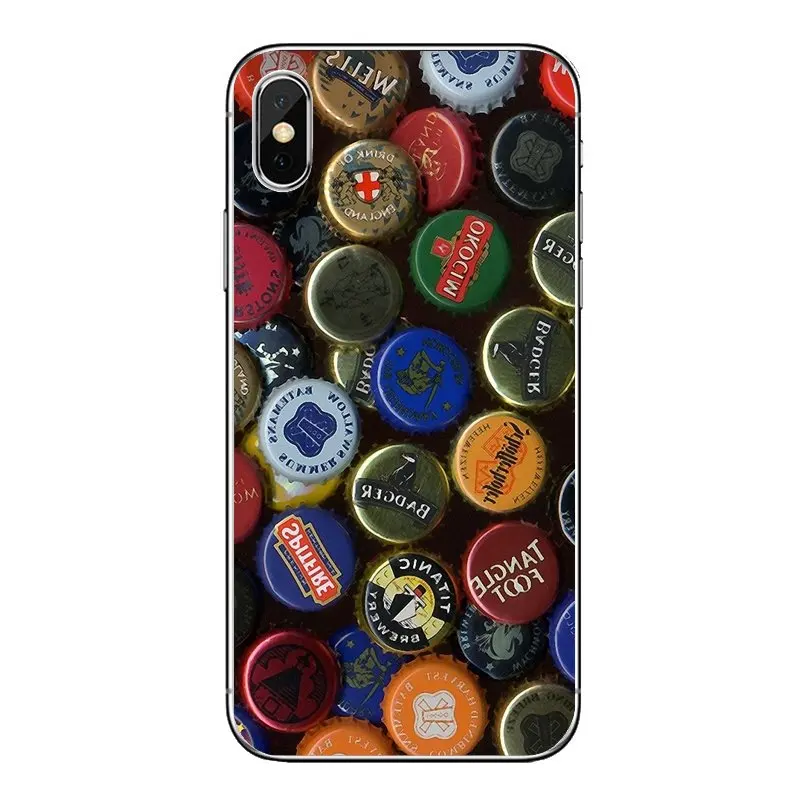 Много шапок для пивных бутылок с рисунком коллаж LG G7 Q6 Q7 Q8 Q9 V30 X Power 2 3 OnePlus 3T 5T 6T