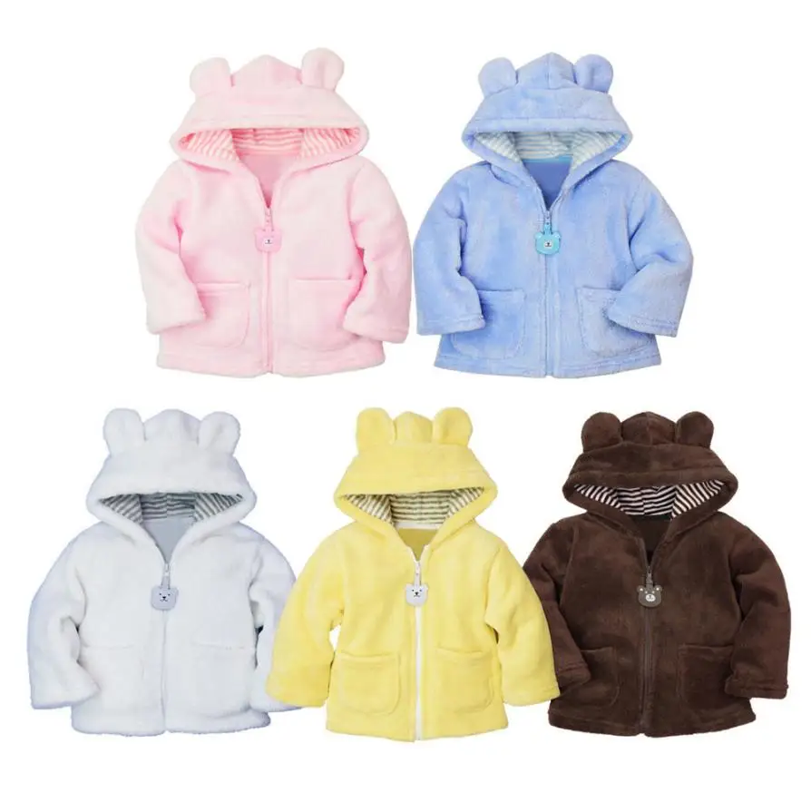 Плотные теплые пальто с длинным рукавом сезона осень-зима для маленьких девочек