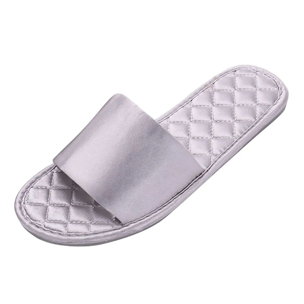 SAGACE/женские шлепанцы модные домашние тапочки на плоской подошве однотонные с