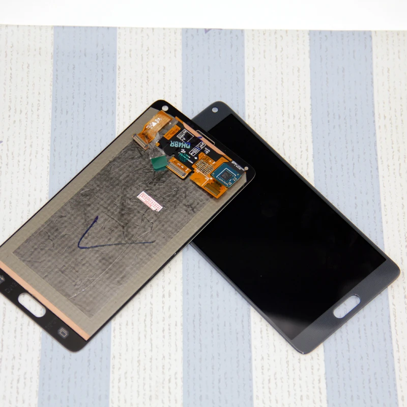 AMOLED screen For Samsung Galaxy Note4 Note 4 N910C N910A N910F N910H N910V N910P Digitizer Touch Screen Assembly Black White | Мобильные