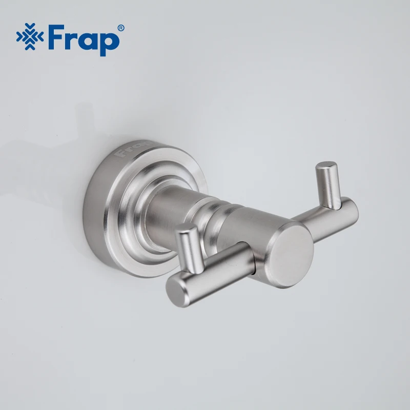 Frap Новое поступление серебряный цвет крючок для халата настенный держатель