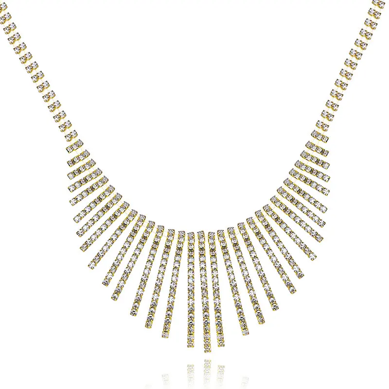 Женя Женщины Себе Ожерелья Кристалл Сплава Кисточкой Колье Ожерелье Bijoux Collier Femme