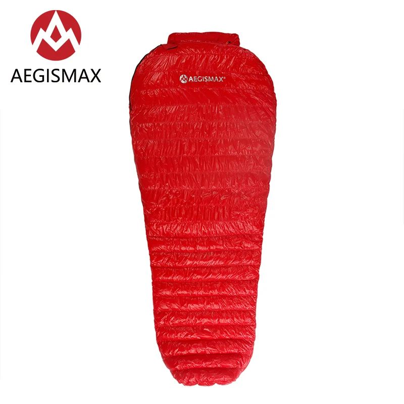 AEGISMAX, Мини, новое обновление, серия Nano, уличный, походный, ультра-светильник, спальный мешок, нейлон, Мумия, 3 сезона, гусиный пух, спальный мешок
