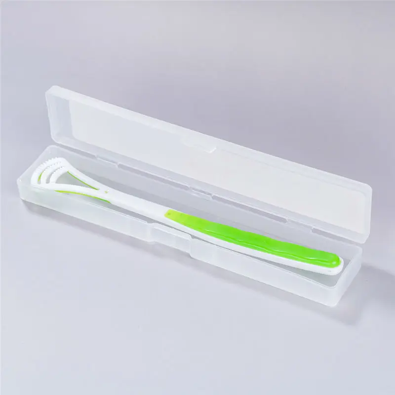 Скребок для языка свежего дыхания щетка чистки скребок гигиены полости рта 1 шт. 4