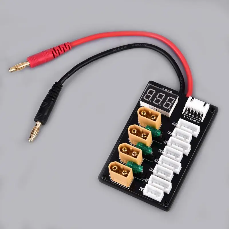 Новые 3S 4S LiPo батареи параллельная зарядная плата XT60 Банан вилка B6 зарядное