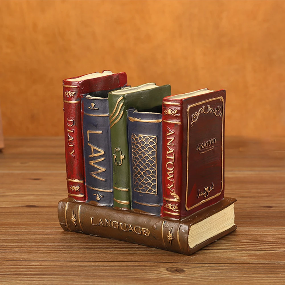 Ретро инновационная полимерная Книга в форме ручки держатель большой емкости гостиная стол для дома многофункциональное украшение креативный чехол для ручки