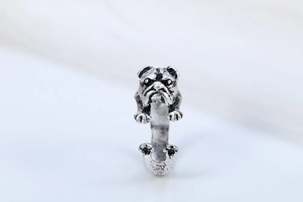 QIAMNI 3D богемное ожерелье Heppie кулон с Мопсом Dog ювелирные наборы бульдог