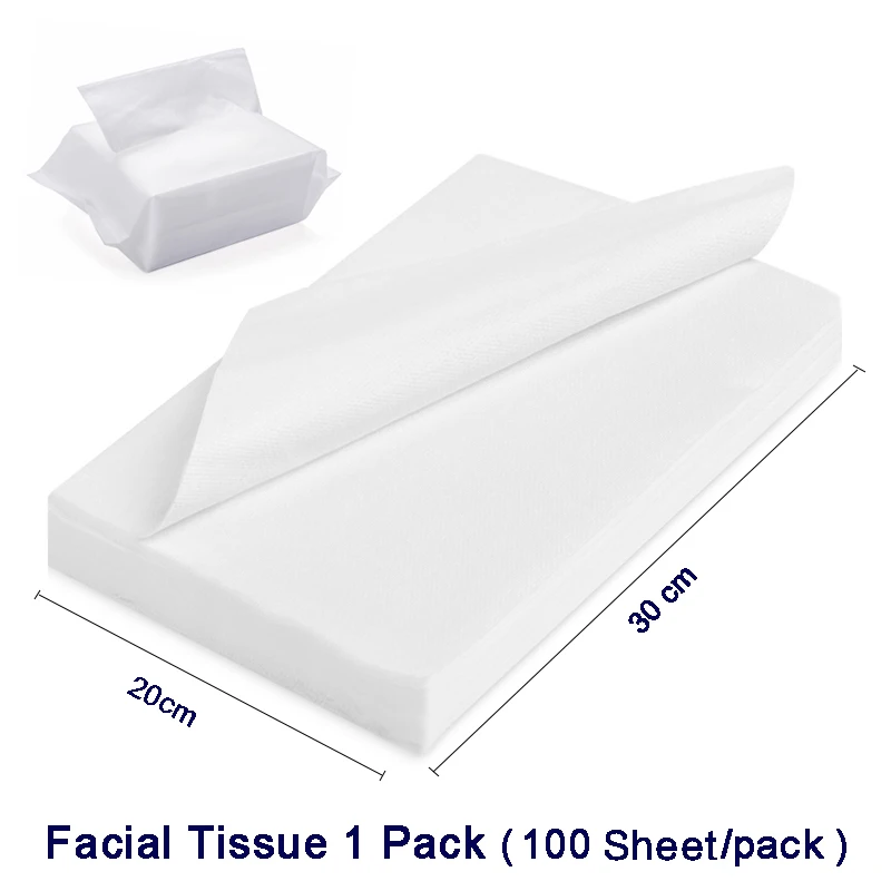 Big Size 1 packs Хлопок, очищающие кожу лица, сухие и влажные косметические средства для ухода за кожей лица, гигиенические средства для снятия макияжа, косметическая пуховка, одноразовое полотенце - Цвет: Big Size 1 packs