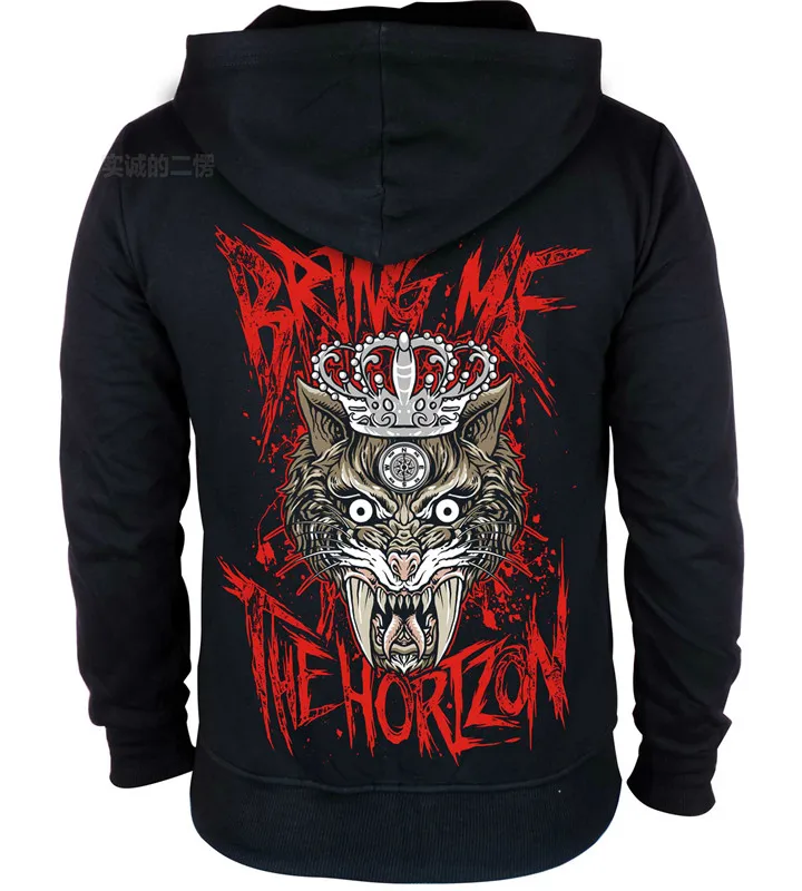 

25 designs Skull Eagle American Casual Bring Me The Horizon sudadera Rock Hoodies jacket punk zipper sweatshirt brand clothing