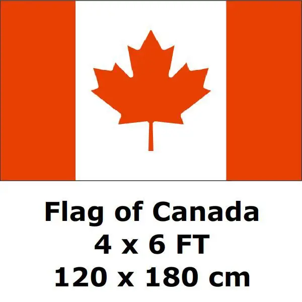 

Canada Flag 120 x 180 cm 100D Polyester Maple Leaf Canadian Flags And Banners National Flag Country Banner