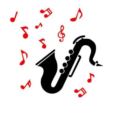 Акриловые 3D настенные стикеры Sax для музыкальных классов Настенный декор детской