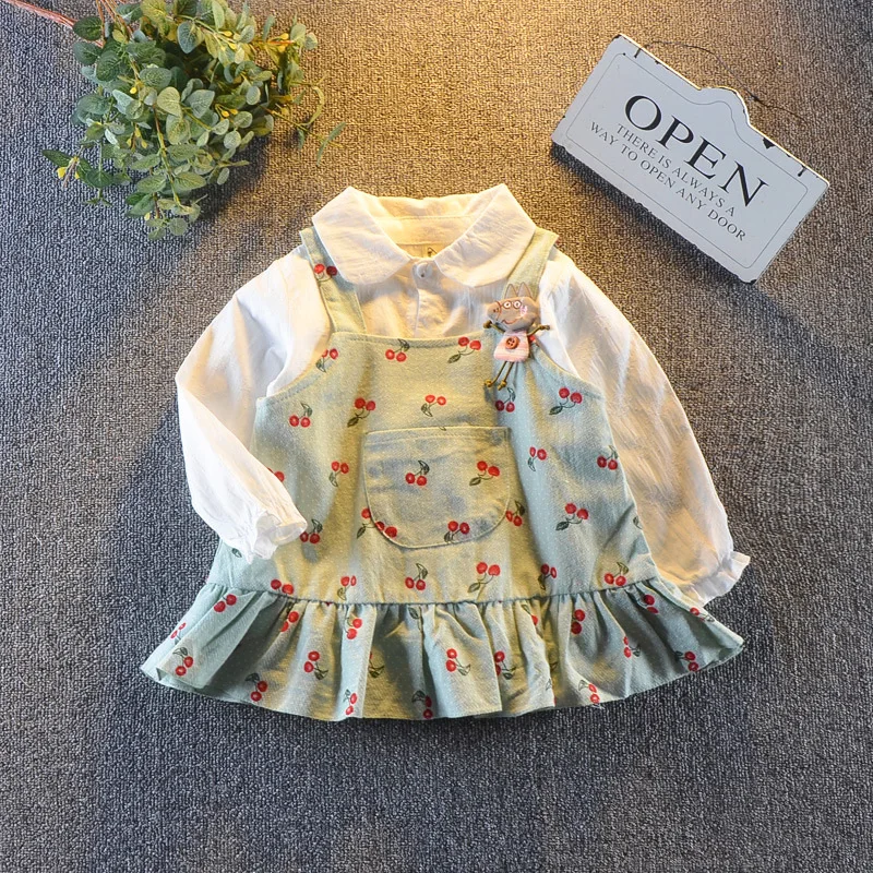 BibiCola 2018 spring autumn new girls dress long sleeve party clothing cartoon princess dresses kids fashion costume | Детская одежда и