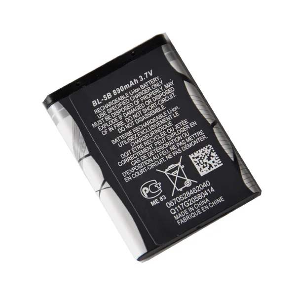 Ооз оригинальный Высокое качество BL-5B BL5B Батарея для NOKIA N80 N90 3220 3230 5200 5070 5140 5140I 5300