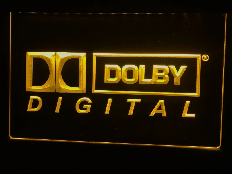 C034-Dolby цифровой светодиодный неоновый знак