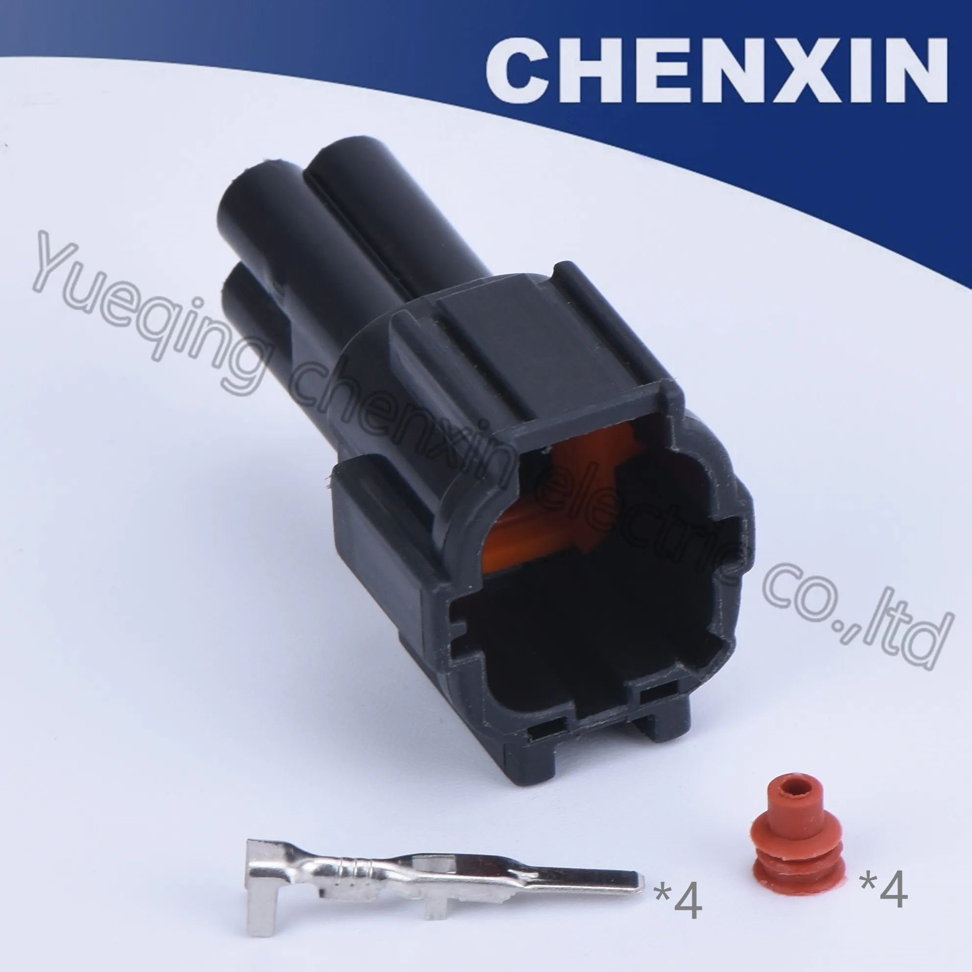 

Black 4 pin car waterproof auto connector male motor Oxygen sensor plug auto wiring harness cable connector 6188-0557