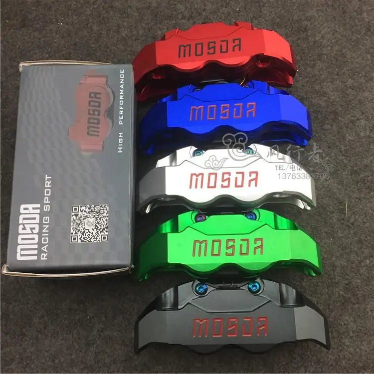 Суппорт тормоза мотоцикла 82 мм отверстие к отверстию/4 поршня Cnc алюминиевый