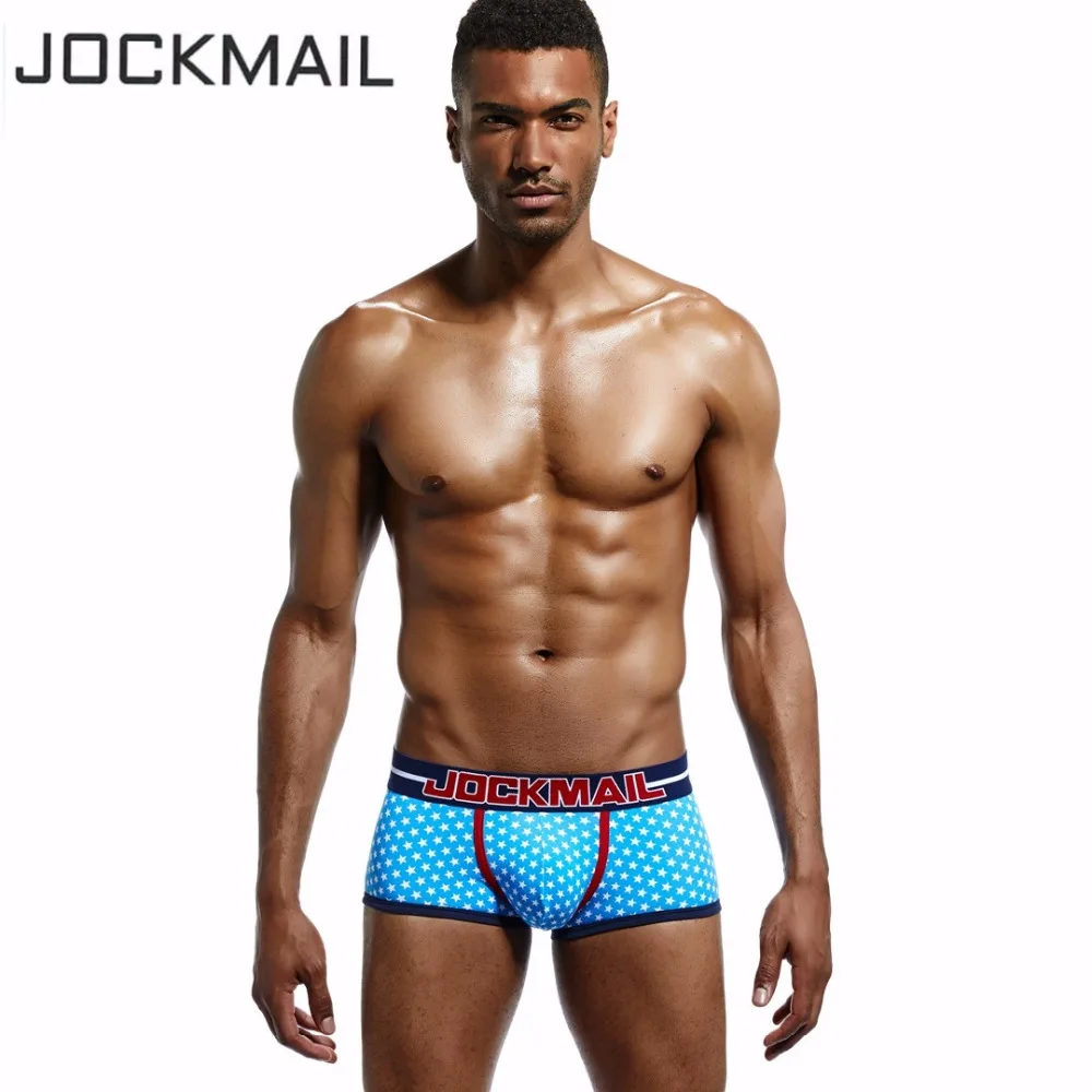 Трусы-боксеры JOCKMAIL мужские Брендовое пикантное нижнее белье хлопковые плавки |