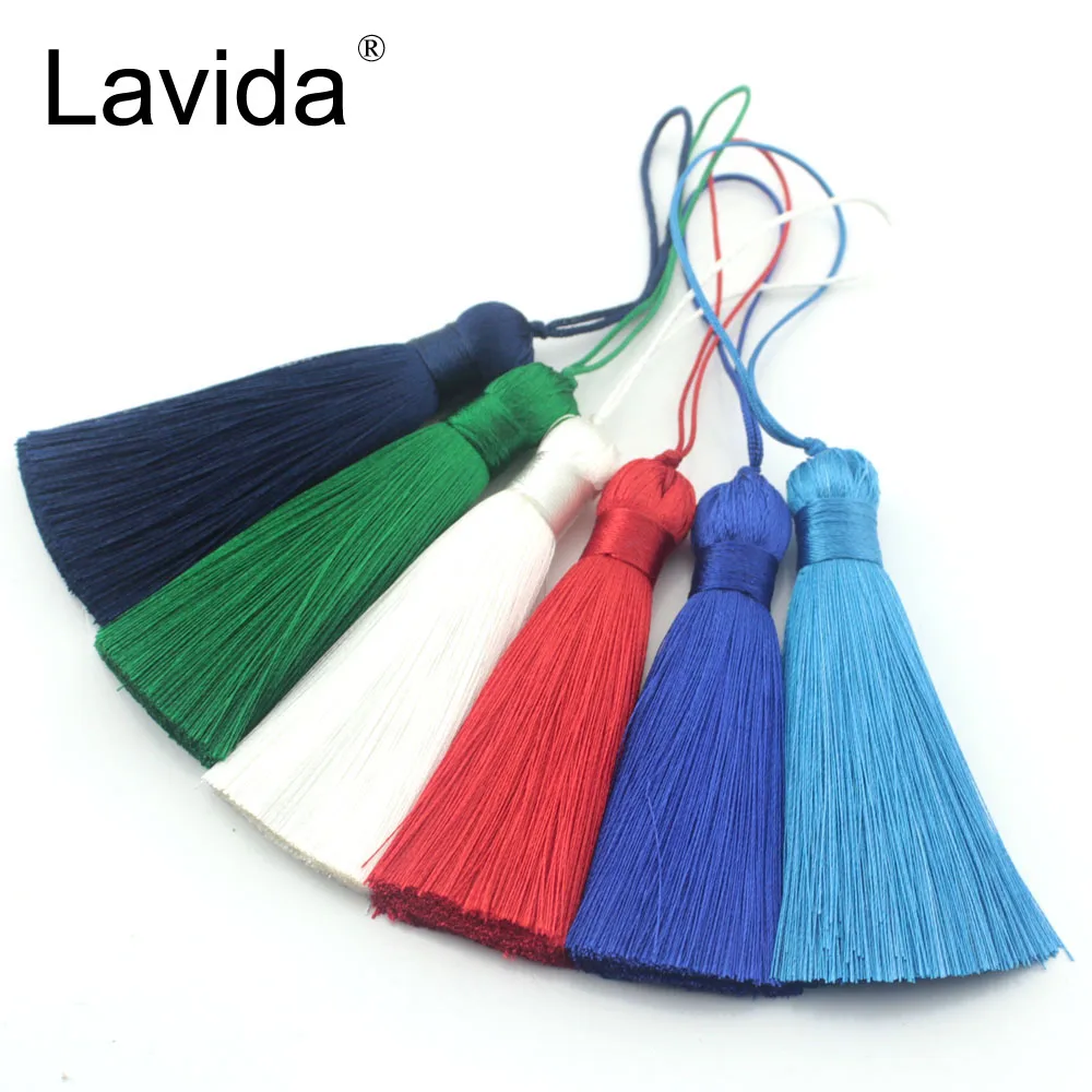 Silk Tassel Charms DIY For Keychain Necklace Jewelry Making Findings Tassels Accessories | &amp Components