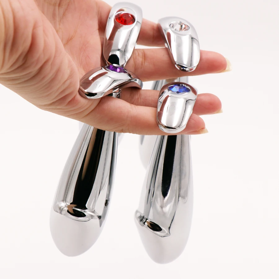 Big Stainless Steel Anal Plug Bead Prostate Massager Jewelry Dildo Metal Butt Plugs Sex Toys For Women Men Gay Erotic Toy | Красота и