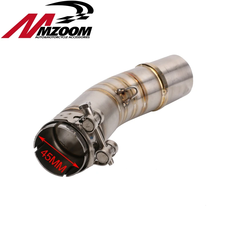 Мотоцикл выхлопная труба глушителя промежуточное звено контакта трубки для SUZUKI