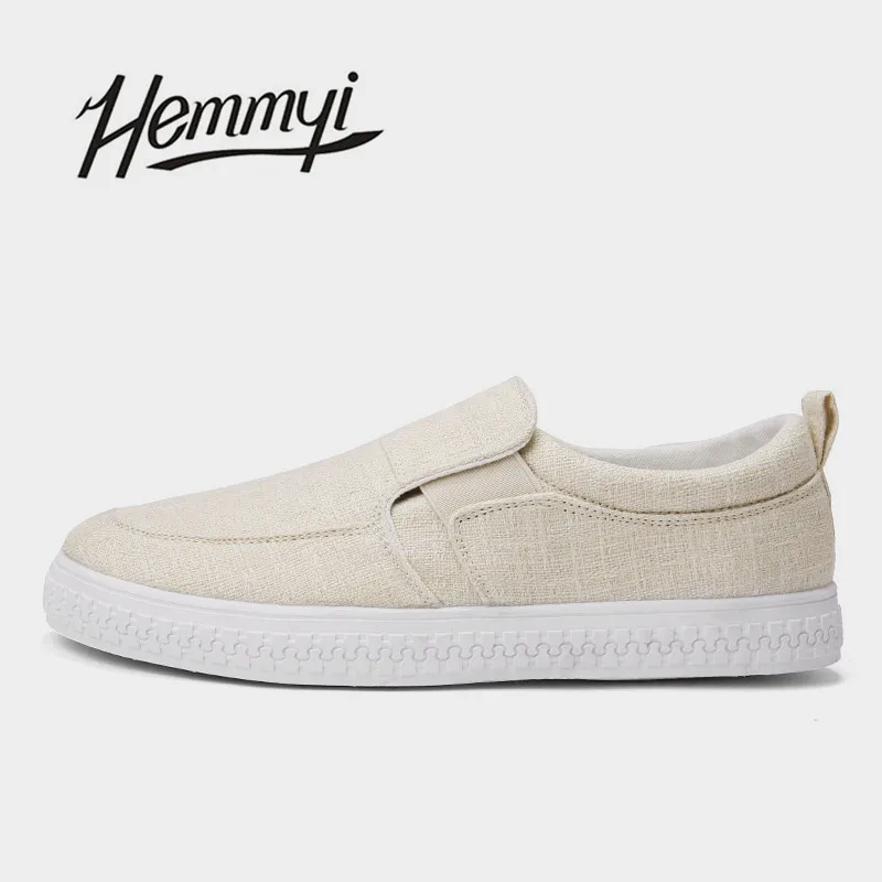 Nice Spring New Wedge Espadrilles Fashion Leisure Canvas Shoes Men Loafers For Rubber Sole Slip On Zapatos Hombre | Обувь