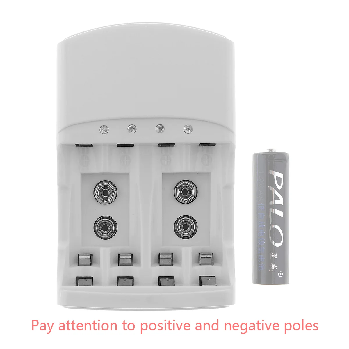 Быстрое зарядное устройство с ЖК дисплеем и функцией разряда для перезаряжаемых