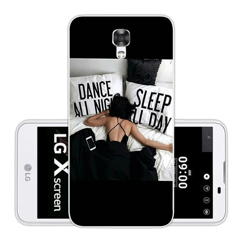 Роскошный чехол для экрана LG X мягкий силиконовый телефона View/X задняя крышка K500