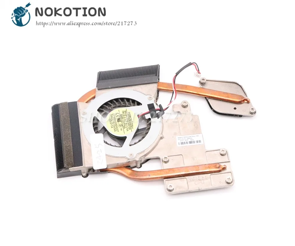 

NOKOTION Radiator For Samsung R425 Laptop Cooling Fan Heatsink BA62-00512A M92C