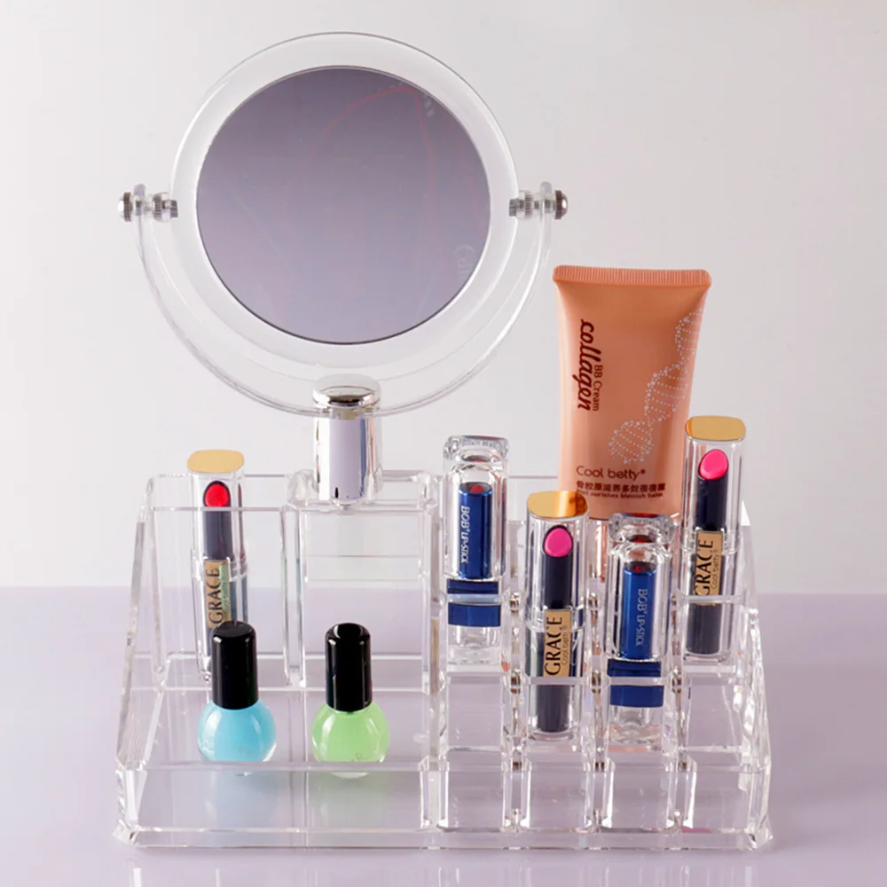 Прозрачный акриловый Многофункциональный косметический Органайзер для макияжа