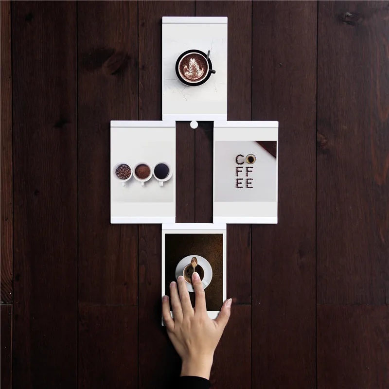 

Stackable Photo Frame Highly Transparent Wall DIY Collage Picture Frame Decorative Sets For Wall Desktop For Home and Office