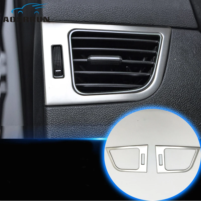 

car-styling Car left and right air conditioning vent decoration Car Accessories For Hyundai Elantra 2012 2013 2014 2015 2016