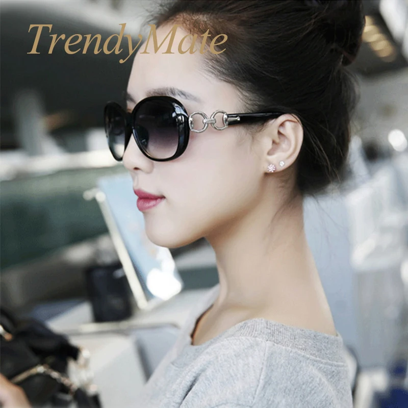 Солнцезащитные очки оверсайз женские модные большие Поляризационные солнечные