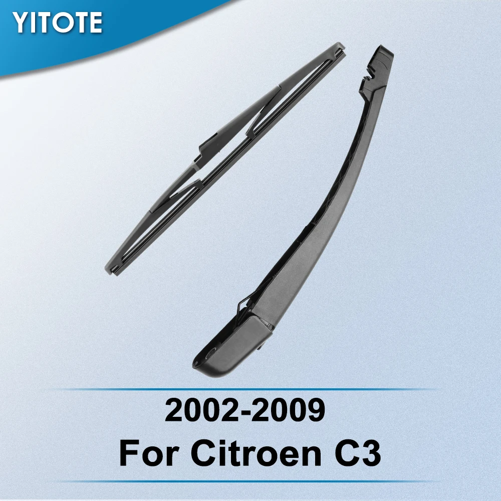 

YITOTE Rear Wiper & Arm for Citroen C3 2002 2003 2004 2005 2006 2007 2008 2009