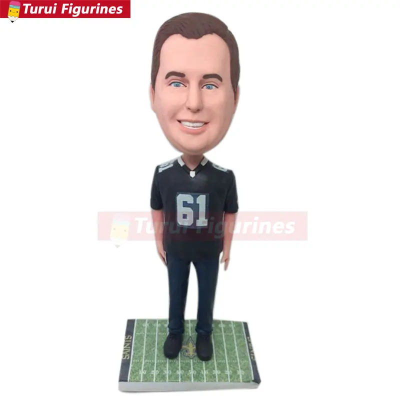 Red Sox Custom Bobble Head Personalized Clay Figurines Based on Customers' Photo Christmas GIft Husband Boyfriend Son Bd | Дом и сад