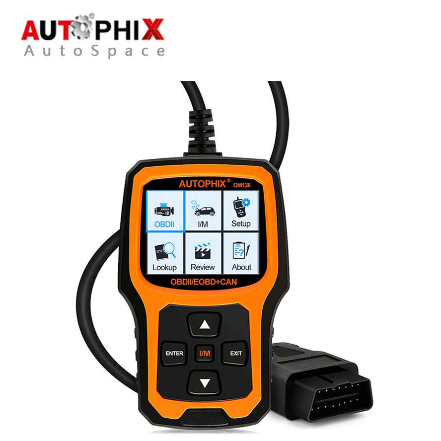 Autophix OM126 Авто БД OBDII Автомобильный сканер универсальный автомобильный код
