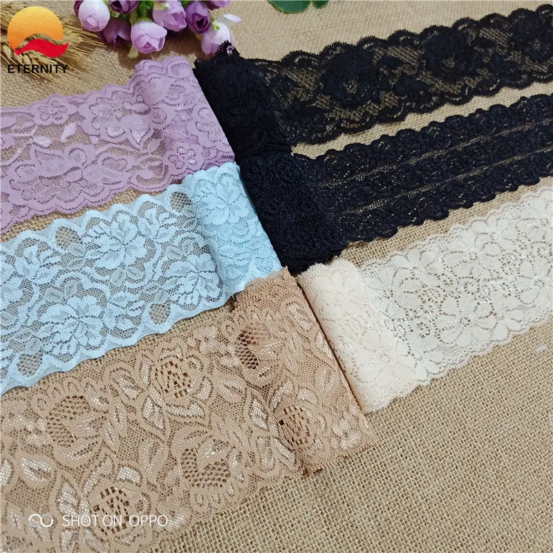 6-9cm S1960 2019 new product sells high-quality black elastic lace for sewing crafts decorative handmade accessories D | Дом и сад