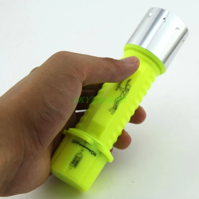 Светодиодный водонепроницаемый подводный фонарик XM-L T6 для дайвинга фонарь с 3