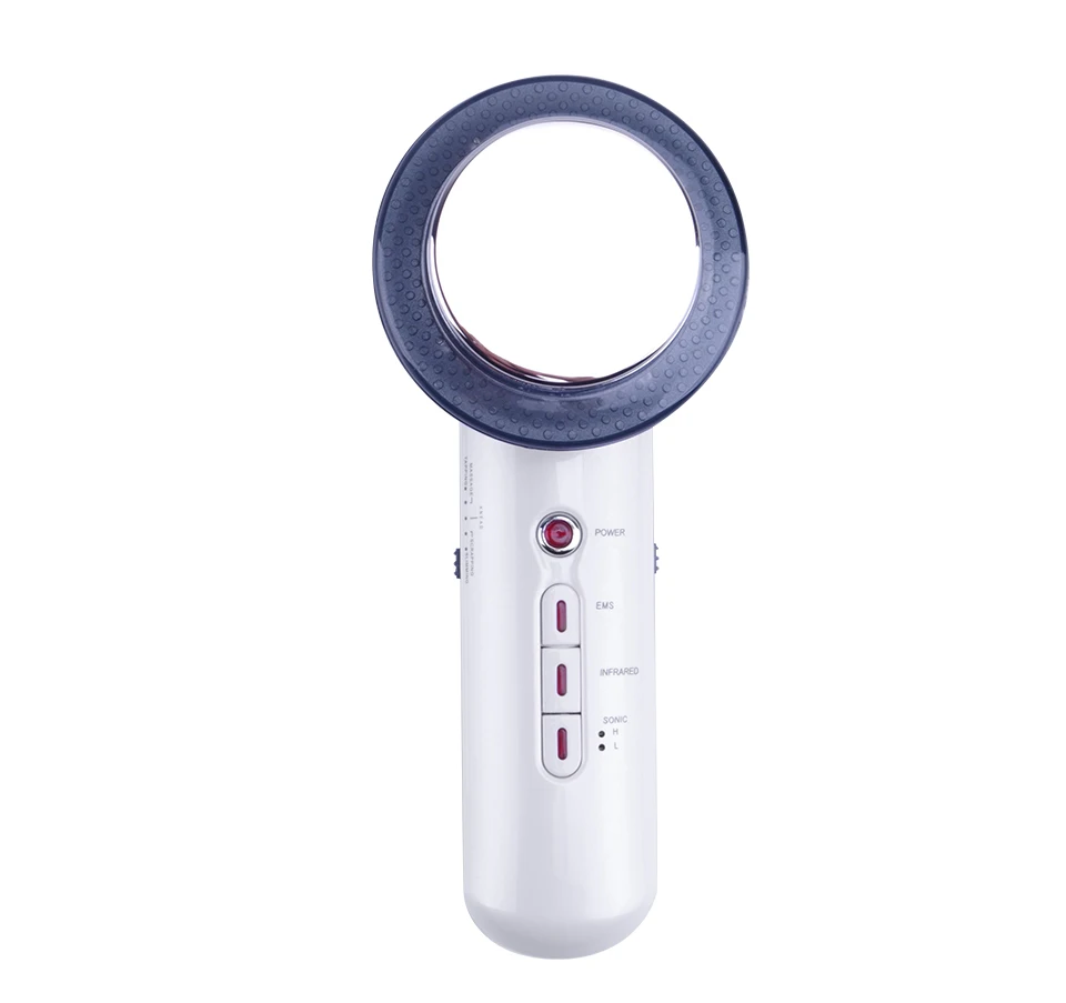 3 in 1 No box Ультразвуковая кавитация, EMS, массажер для похудения, потеря веса, Антицеллюлитный жиросжигатель, гальваническая инфракрасная ультразвуковая волновая терапия - Цвет: 3 in 1 No box