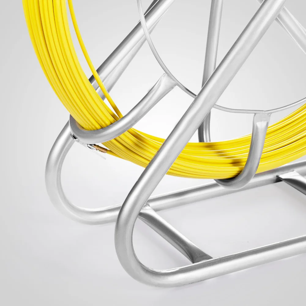 

6mm Fish Tape Fiberglass Wire Cable Running Duct Fishtape Rodder 130m