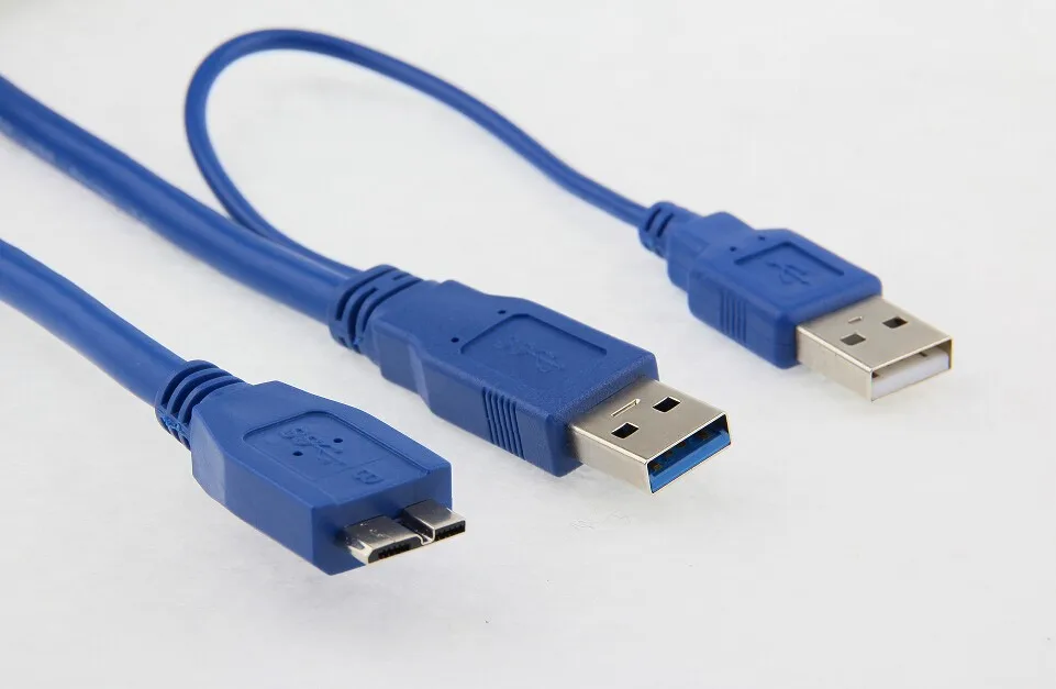 5 Гбит/с Micro B USB 3 0 внешний кабель жесткого диска с USB-источником питания для WD Passport