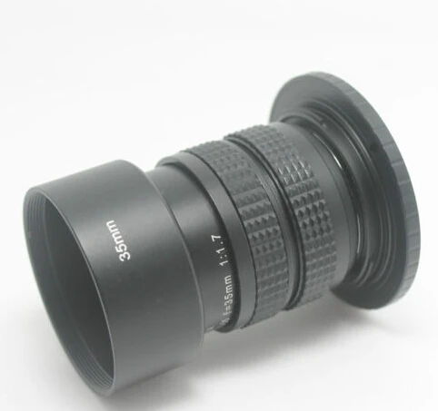 Объектив для Micro-camera 35 мм F/1 7 C крепление камеры видеонаблюдения SONY E NEX-5 5N C3 камера +