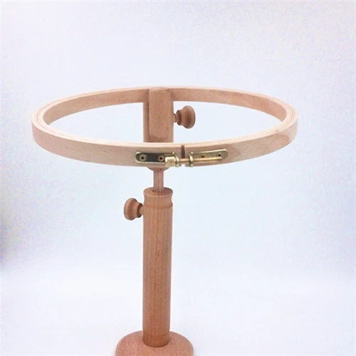 BWRMHME Dia21cm деревянная твердая стойка для вышивки крестиком стоящая рамка